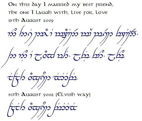 elvish translations to english.